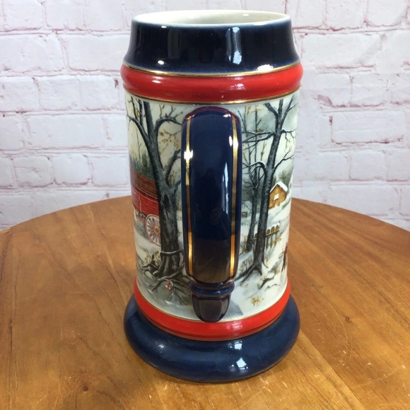 Vintage Budweiser 1990 Collector’s Series “An American Tradition” Ceramic Stein - Picture 5 of 8